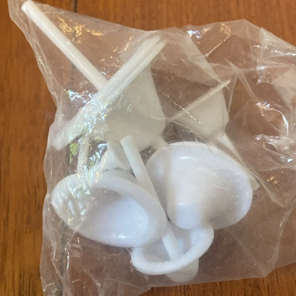 Wilton White Cake Toppers Calla Lily formers & nail set cake decorating